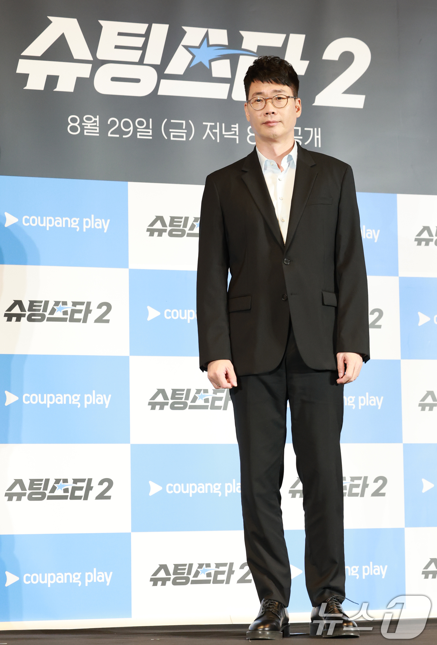 (서울=뉴스1) 권현진 기자 = 조효진 PD가 28일 오전 서울 구로구 더링크호텔에서 열린 쿠팡플레이 예능 '슈팅스타2' 제작발표회에 참석해 포즈를 취하고 있다.‘슈팅스타2'는 은 …