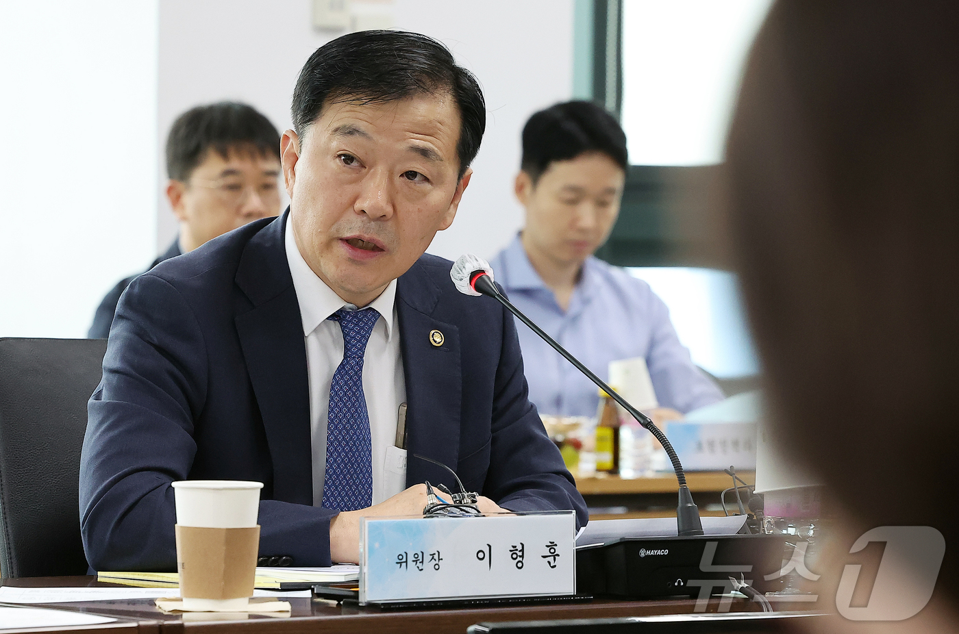 (서울=뉴스1) 김진환 기자 = 이형훈 보건복지부 제2차관이 28일 오후 서울 서초구 건강보험심사평가원에서 열린 제15차 건강보험정책심의위원회에 참석해 모두발언을 하고 있다. 20 …