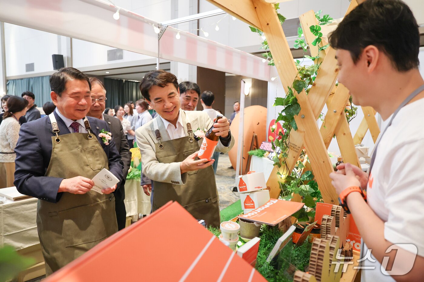 본문 이미지 - '2025 Beyond Farm, 강원 농식품 페어'가 28일 원주 인터불고 호텔에서 열렸다.(강원도 제공. 재판매 및 DB금지)/뉴스1