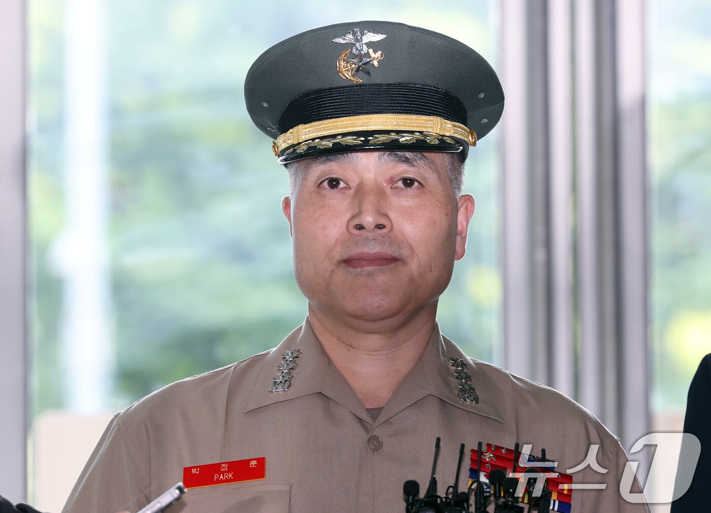 본문 이미지 - 박정훈 해병대 수사단장이 지난 8월 28일 순직해병특검팀 5차 참고인 조사에 출석했다. 2025.8.29/뉴스1 ⓒ News1 박정호 기자