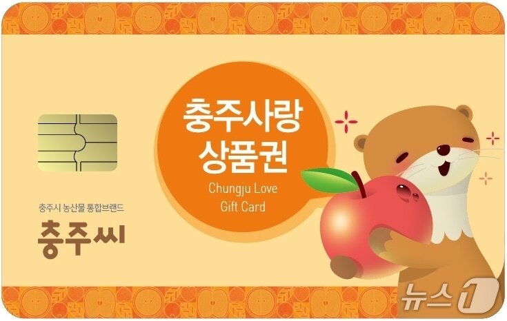본문 이미지 -  충주사랑상품권.(충주시 제공. 재판매 및 DB금지)/뉴스1 