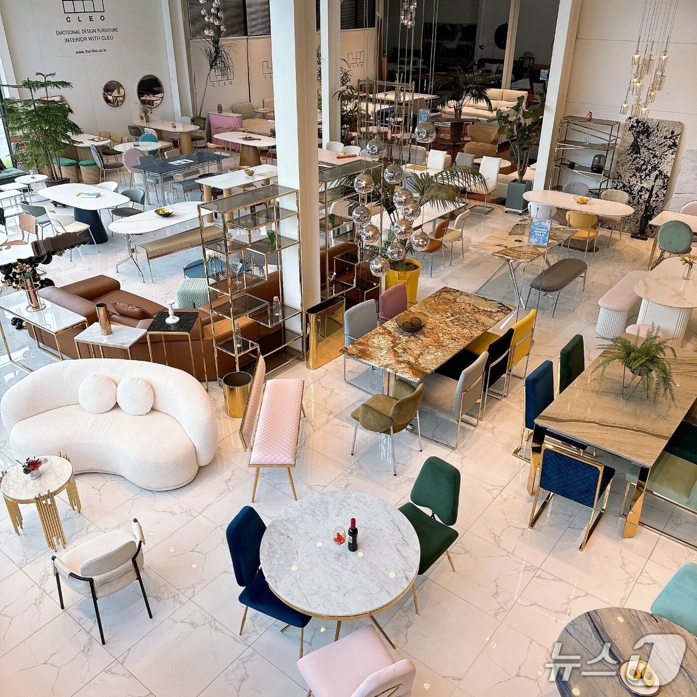 본문 이미지 - 끌레오 제품 쇼룸 모습.(회사측 제공)