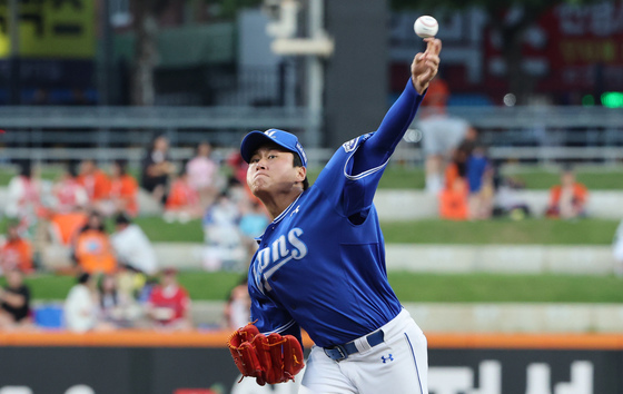 삼성 좌완 이승현의 잊고 싶은 하루…2⅔이닝 12실점 '최악투'