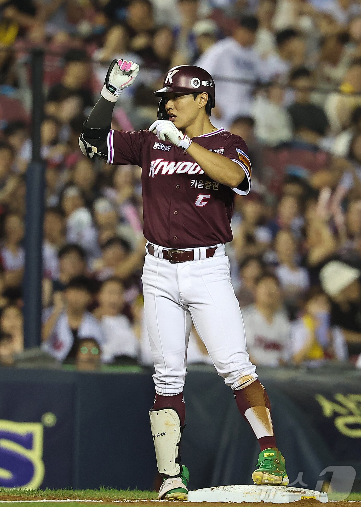 본문 이미지 - 키움 히어로즈 송성문. 2025.8.29/뉴스1 ⓒ News1 김진환 기자