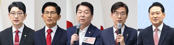 정청래 맞선 국힘 당권 주자들…"투쟁" 외침뿐 뾰족수 없다