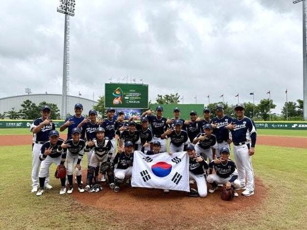 한국 U12 야구 대표팀, 세계유소년선수권 동메달…사상 첫 입상