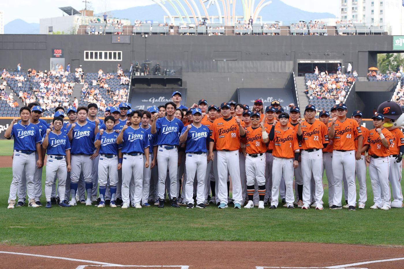 본문 이미지 - 오승환의 두 번째 은퇴 투어가 31일 대전 한화생명볼파크에서 펼쳐졌다. &#40;삼성 라이온즈 제공&#41;