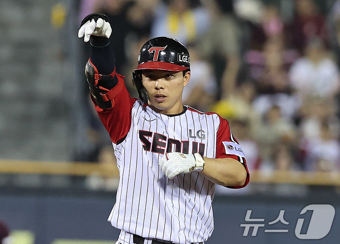본문 이미지 - LG 트윈스 문성주. 2025.8.31/뉴스1 ⓒ News1 박지혜 기자