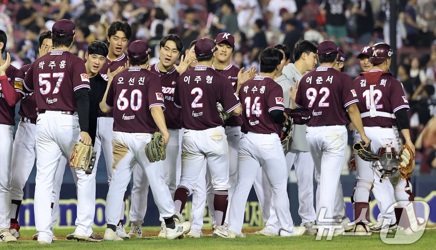 본문 이미지 - 키움 히어로즈 선수들. 2025.8.31/뉴스1 ⓒ News1 박지혜 기자