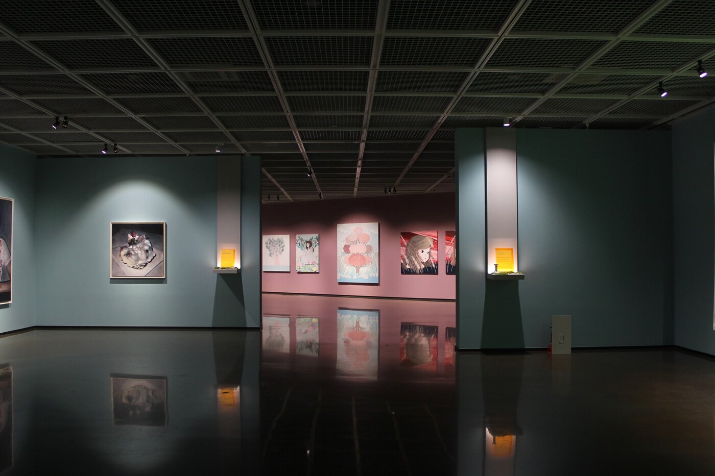 본문 이미지 - '이끼: 축축하고 그늘진 녹색의 떼'展 전시 전경 (서울미술관 제공)