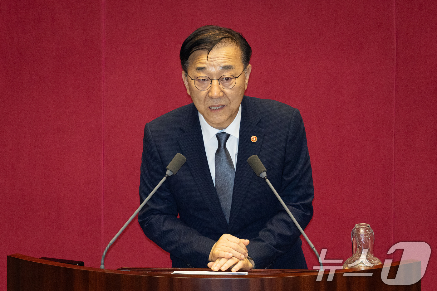 (서울=뉴스1) 유승관 기자 = 김윤덕 국토교통부 장관이 4일 서울 여의도 국회에서 열린 제427회 국회(임시회) 3차 본회의에 출석해 인사말을 하고 있다. 2025.8.4/뉴스1 …