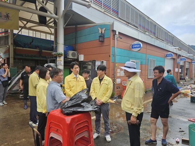 노용석 차관, 집중호우 피해 지역 찾아 "복구 끝까지 챙길 것"
