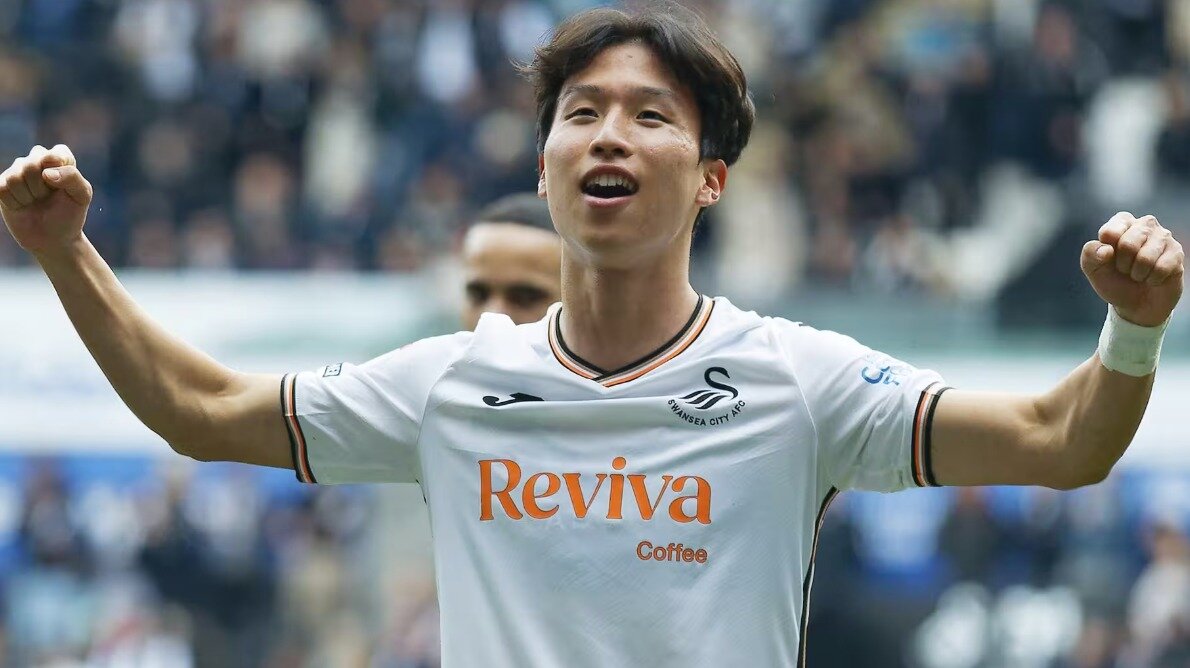 본문 이미지 - 스완지의  엄지성&#40;스완지 홈페이지 제공&#41;