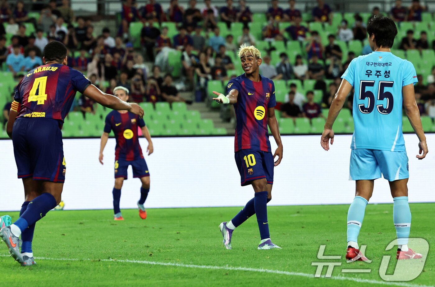 본문 이미지 - 바르셀로나의 라민 야말. /뉴스1 ⓒ News1 구윤성 기자