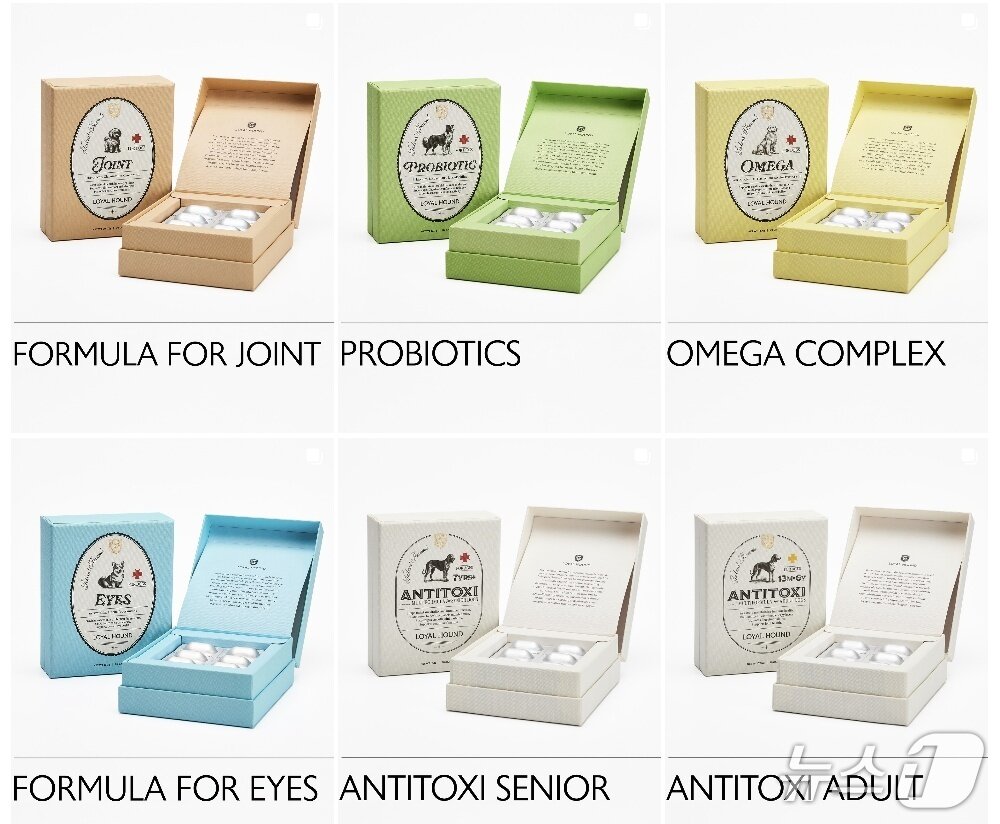 본문 이미지 - 로얄하운드코리아 공식 인스타그램에 올려진 제품들(인스타그램 갈무리) ⓒ 뉴스1