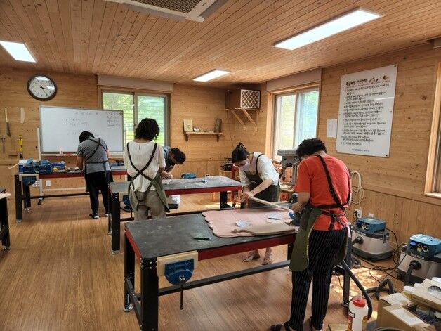 대전 대덕구 대청목재문화체험장 운영…"생활 속 목공예로 힐링"