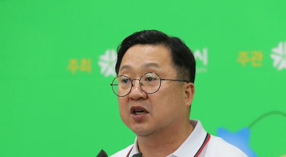 대전 0시 축제 브리핑하는 이장우 시장