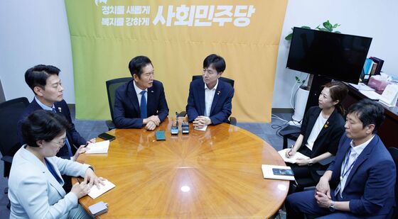 사회민주당 예방한 정청래 대표