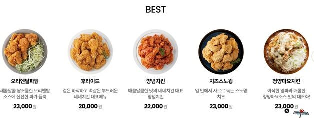네네치킨 주요 메뉴 가격인상…이재명 정부 출범 후 두 번째
