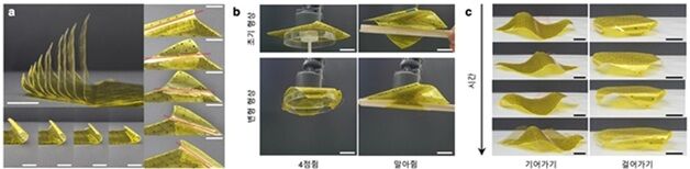 종이처럼 접히고 모양 실시간으로 바꾸는 로봇 소재 원천기술 개발