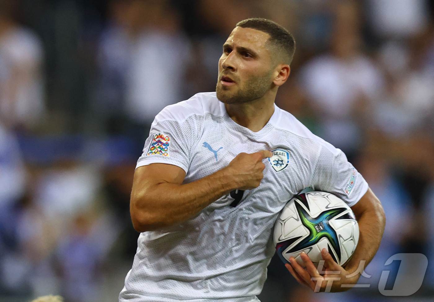 (하이파 로이터=뉴스1) 김경민 기자 = 이스라엘의 숀 와이스만. 2022.6.2ⓒ 로이터=뉴스1