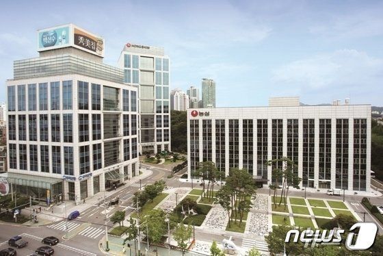 본문 이미지 - 서울 동작구 농심 본사 사옥(농심 제공). 2025.8.6/뉴스1