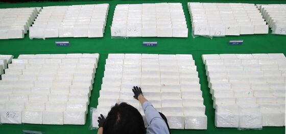 공개되는 시가 3000억 원 상당 코카인 600㎏