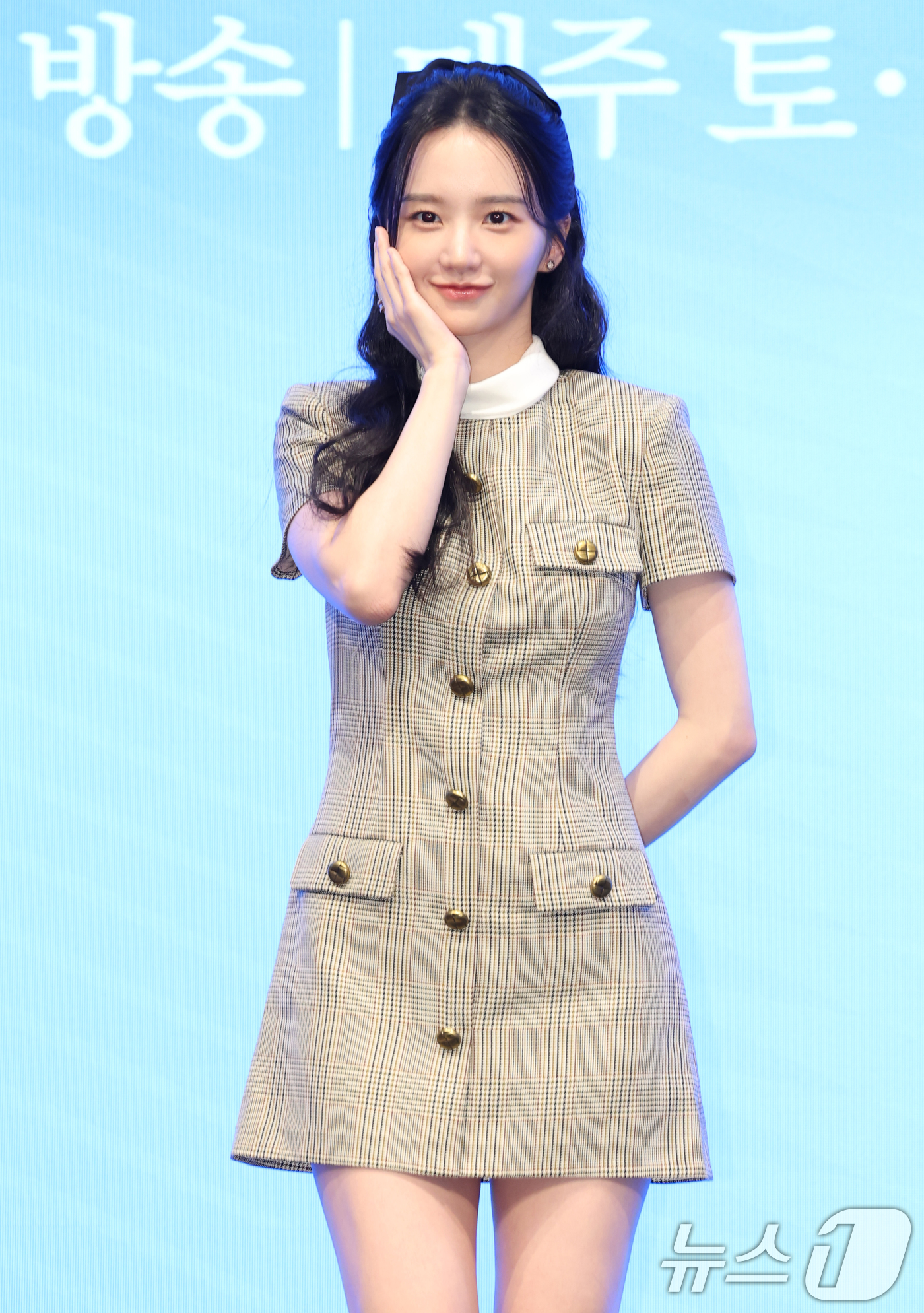 (서울=뉴스1) 권현진 기자 = 배우 박정연이 6일 서울 구로구 더세인트에서 열린 KBS 2TV 새 주말드라마 '화려한 날들'(극본 소현경/ 연출 김형석) 제작발표회에 참석해 포즈 …