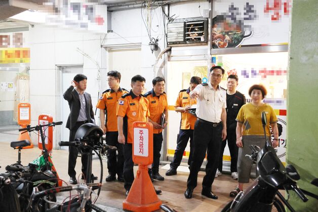 "필로티 건축물 화재 참사 예방"…경기소방, 시흥 오피스텔 현장 점검