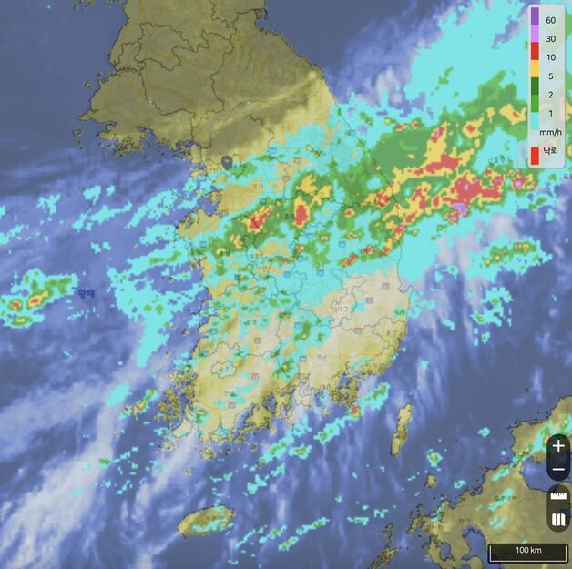 남부 최대 120㎜ 폭우 예고…돌풍 동반한 국지성 호우