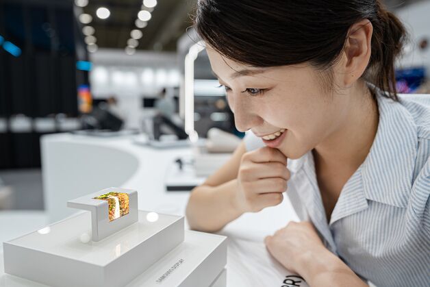 삼성D "폰보다 10배 선명한 올레도스"…LGD "세계 최고 OLED" 맞짱