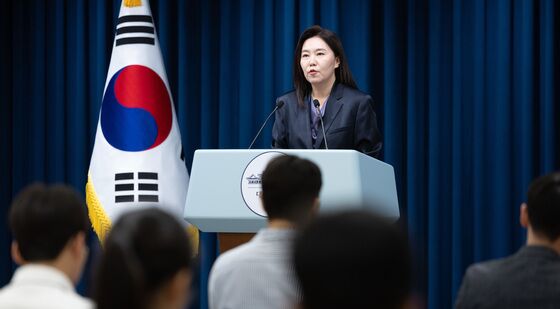 베트남 당서기장 방한 브리핑 하는 강유정 대변인