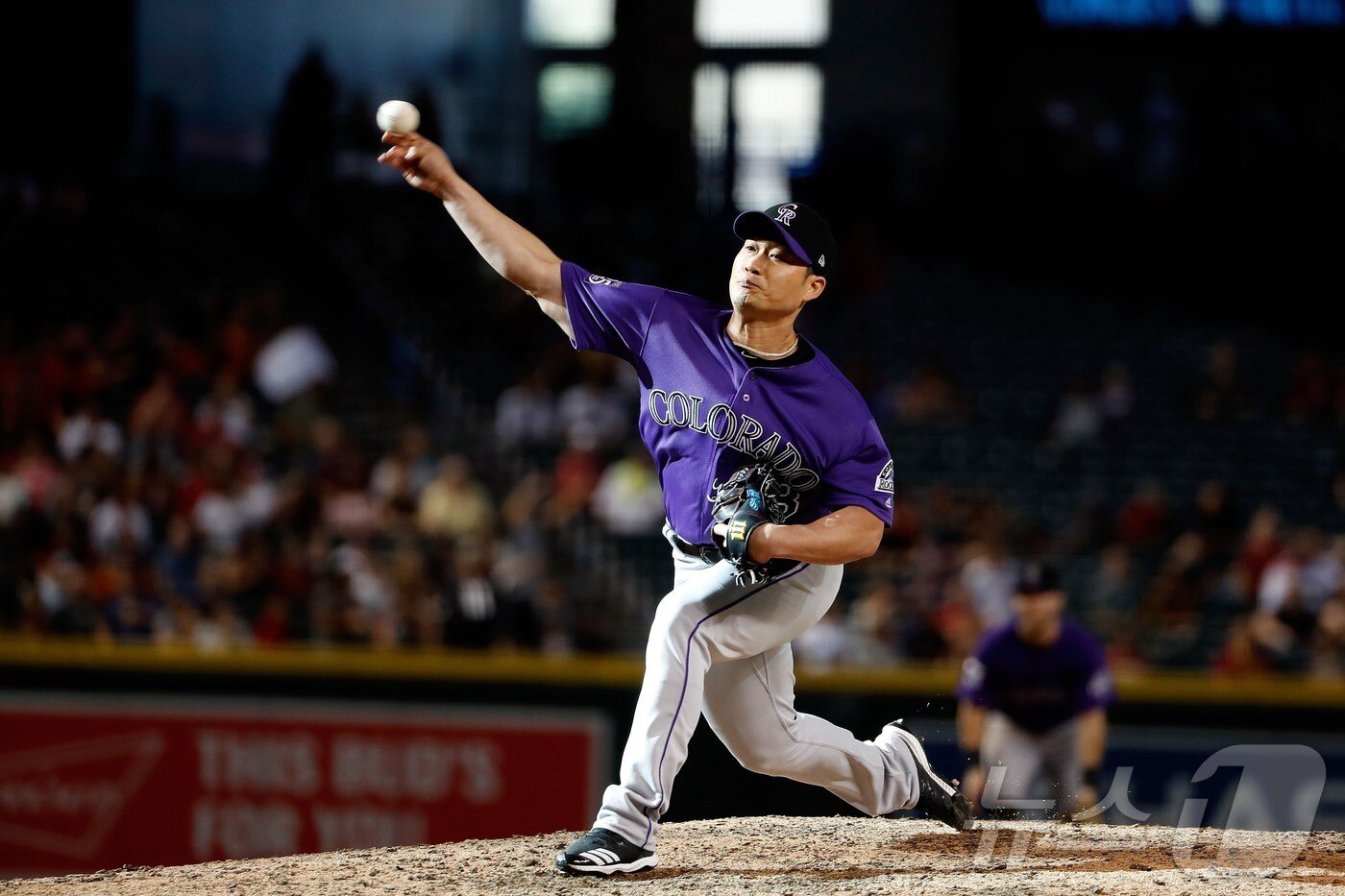 본문 이미지 - 콜로라도 로키스 시절 오승환. ⓒ AFP=뉴스1