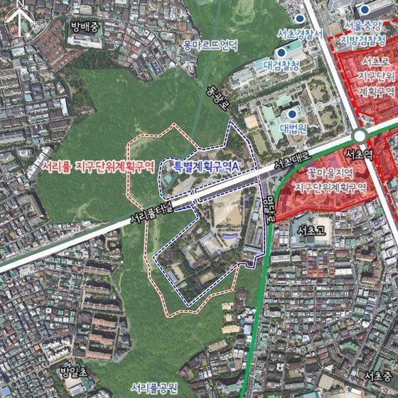 '한국판 애플파크' 서리풀, 공사 중단…2030년 준공 불확실