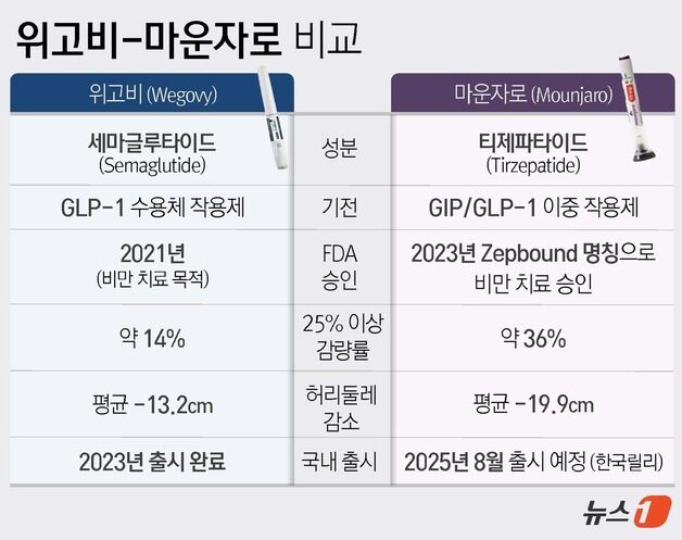 위고비? 마운자로? 다가온 선택의 시간…내게 맞는 비만약은