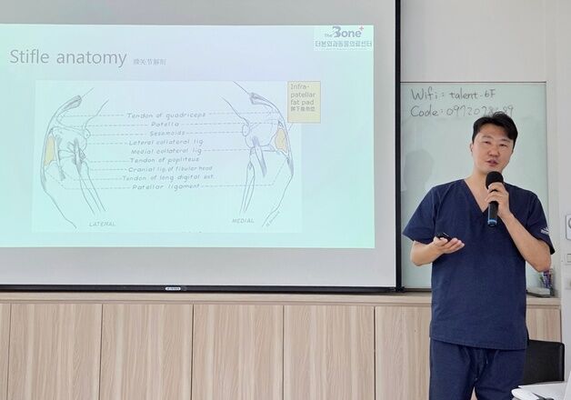 더본외과동물의료센터, 대만서 십자인대·슬개골 수술방법 교육