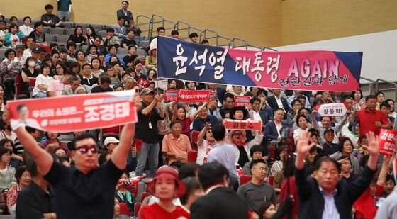 특정 후보 지지로 소란 일어난 합동연설회