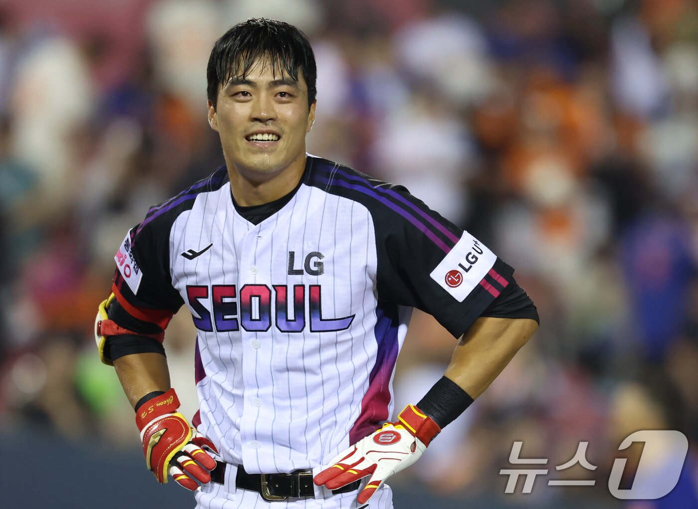 본문 이미지 - LG 트윈스 천성호. 2025.8.8 ⓒ 뉴스1 김명섭 기자