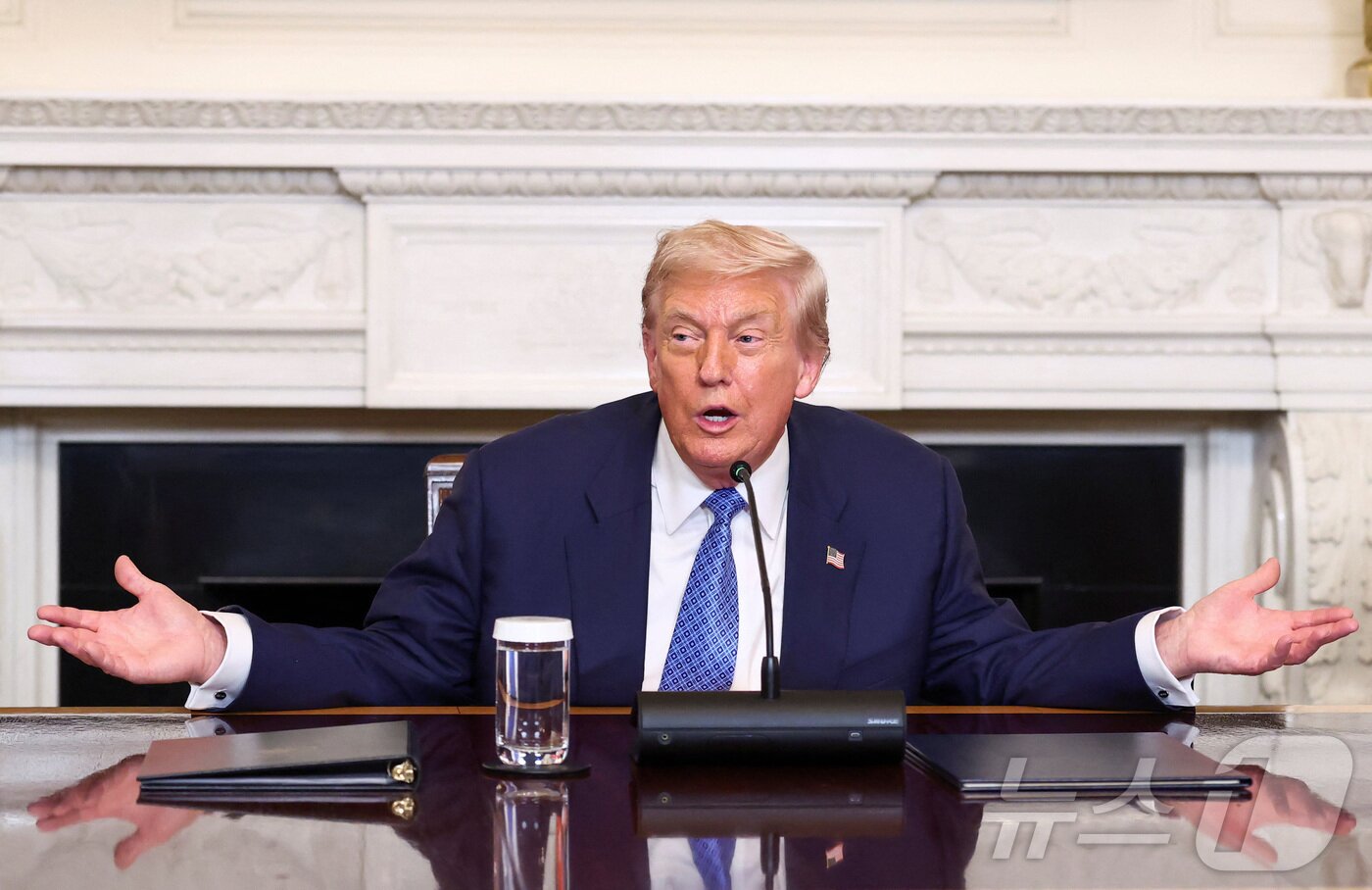 본문 이미지 - 도널드 트럼프 미국 대통령. 2025.08.08. ⓒ 로이터=뉴스1 ⓒ News1 류정민 특파원