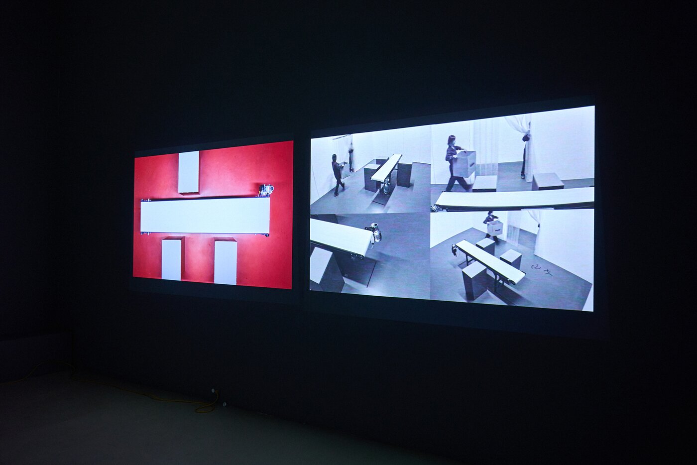 본문 이미지 - 마르텐 바스, 리얼 타임 컨베이어 벨트 클락 (포도뮤지엄 제공)