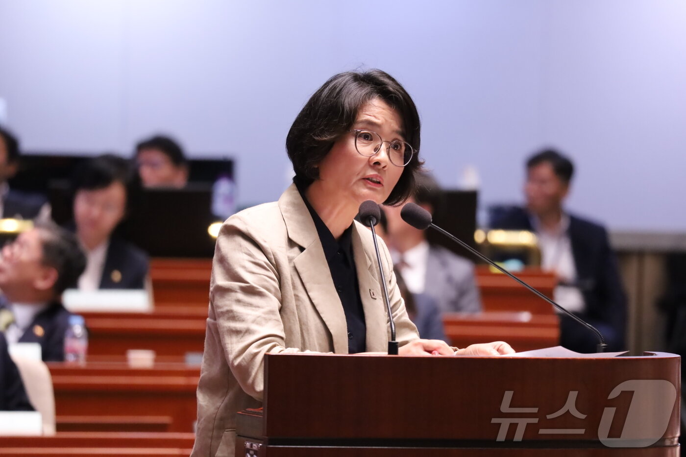 본문 이미지 - 더불어민주당 임미애 의원 ⓒ News1 김대벽기자