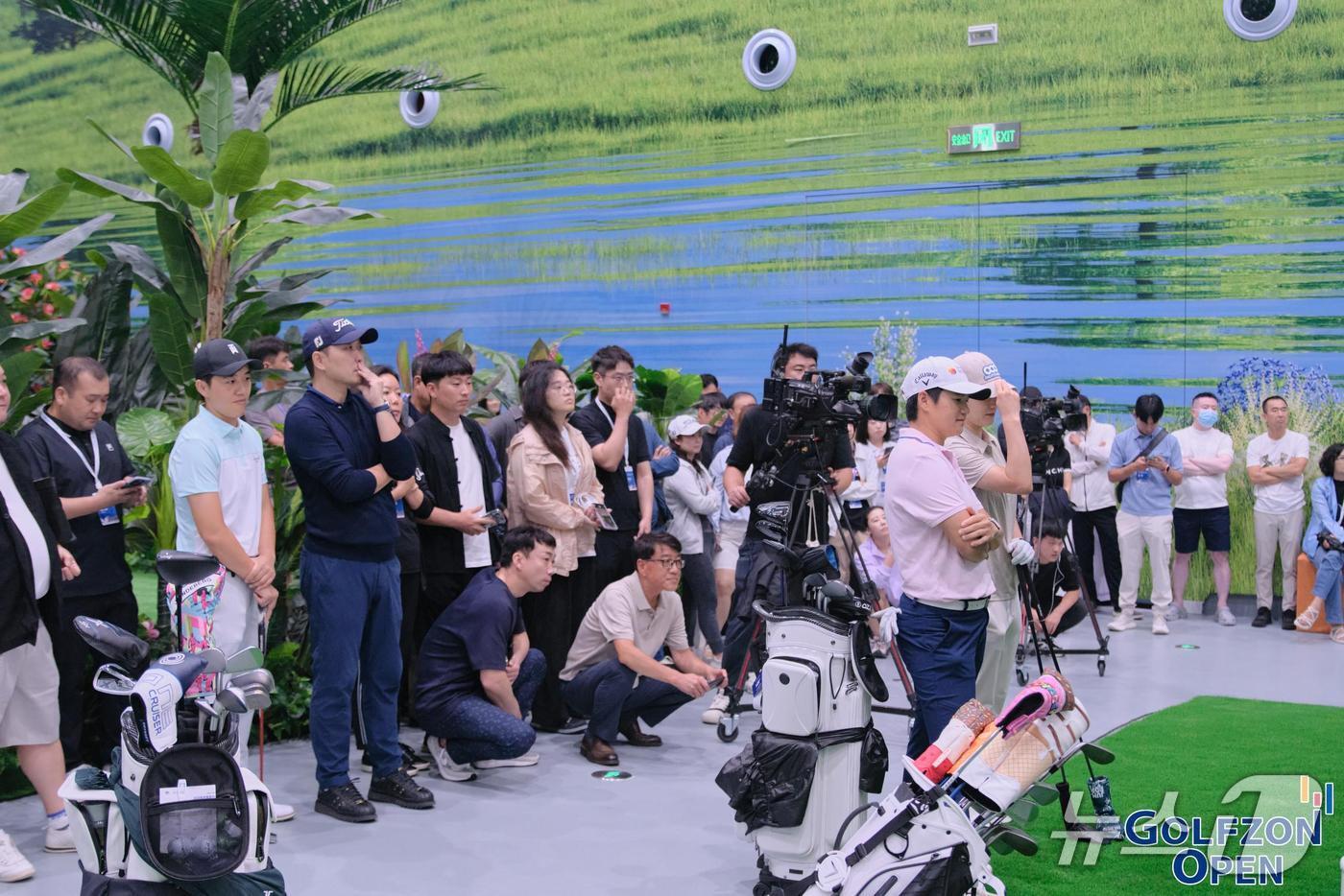 본문 이미지 - 2025 골프존 차이나오픈 경기 모습. (골프존 제공)