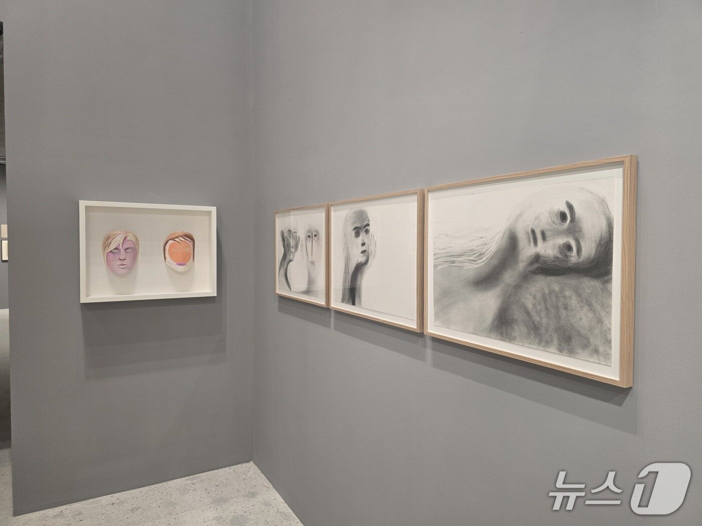 본문 이미지 - 마이어리거울프 개관전 '지난밤 꾼 꿈' 전시 전경. ⓒ 뉴스1 김정한 기자