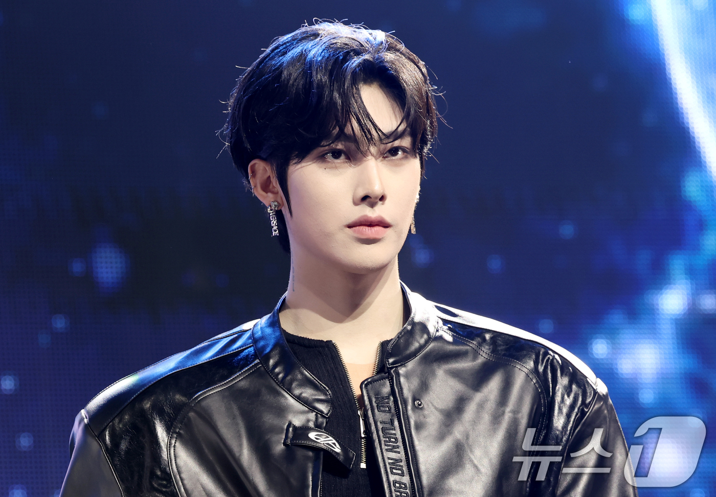 (서울=뉴스1) 권현진 기자 = 제로베이스원(ZEROBASEONE) 리키가 1일 오후 서울 용산구 블루스퀘어 SOL트래블홀에서 가진 정규 1집 ‘NEVER SAY NEVER(네버 …