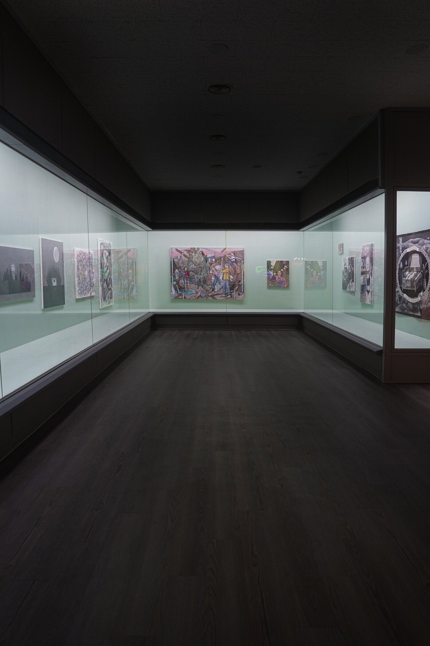 본문 이미지 - 전남국제수묵비엔날레 연계전시 잠들지 않는 이들을 위한 노래 전시 전경 &#40;예술경영지원센터 제공&#41;