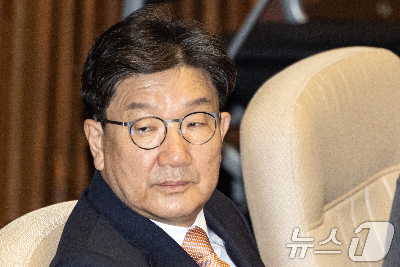 (서울=뉴스1) 이승배 기자 = 10일 서울 여의도 국회에서 열린 제429회 국회(정기회) 제3차 본회의에 권성동 국민의힘 의원이 참석해 있다. 2025.9.10/뉴스1