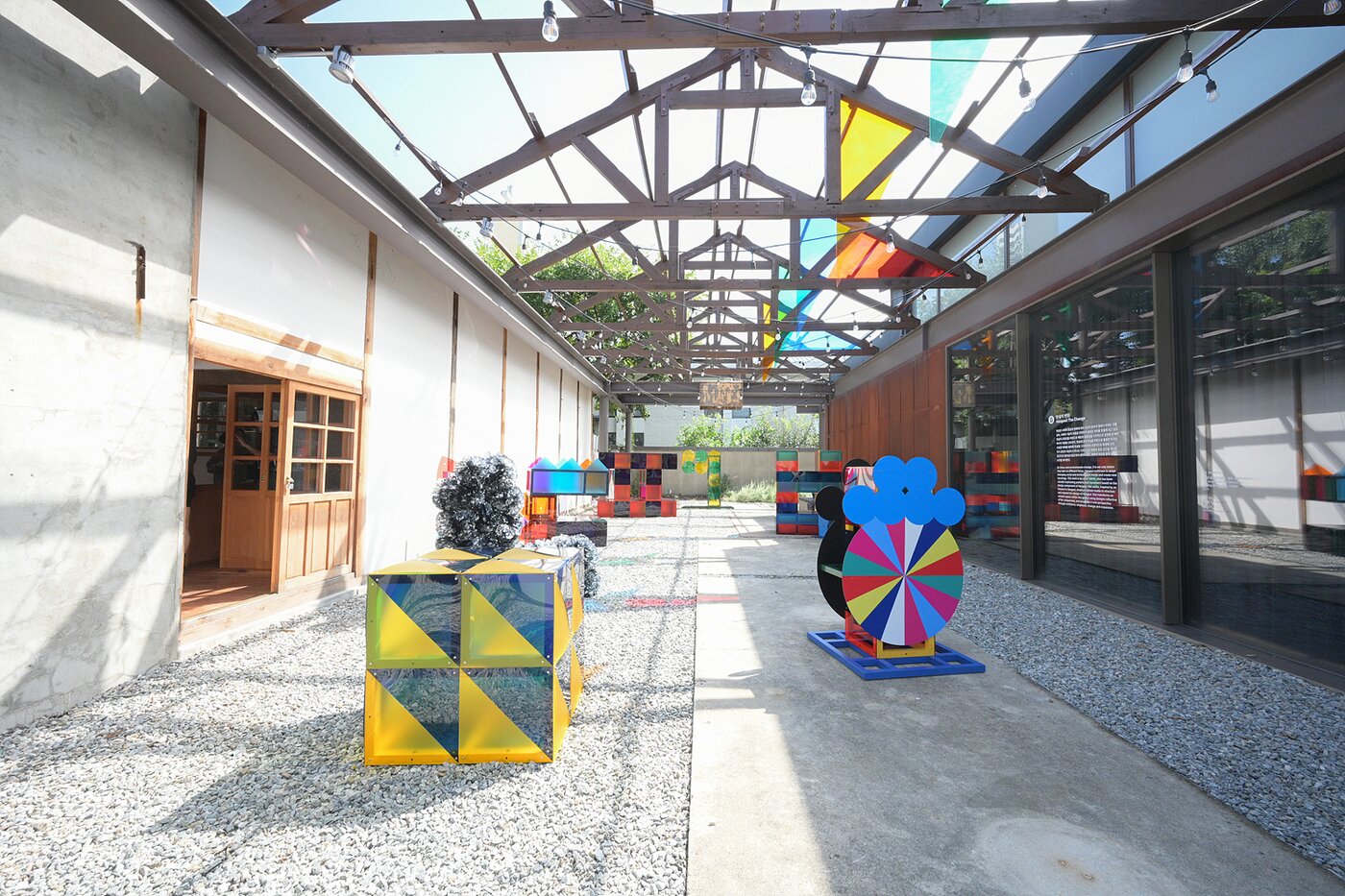 본문 이미지 - 3일, 2025 한글 국제 프레 비엔날레 개막 현장 (세종시문화관광재단 제공)