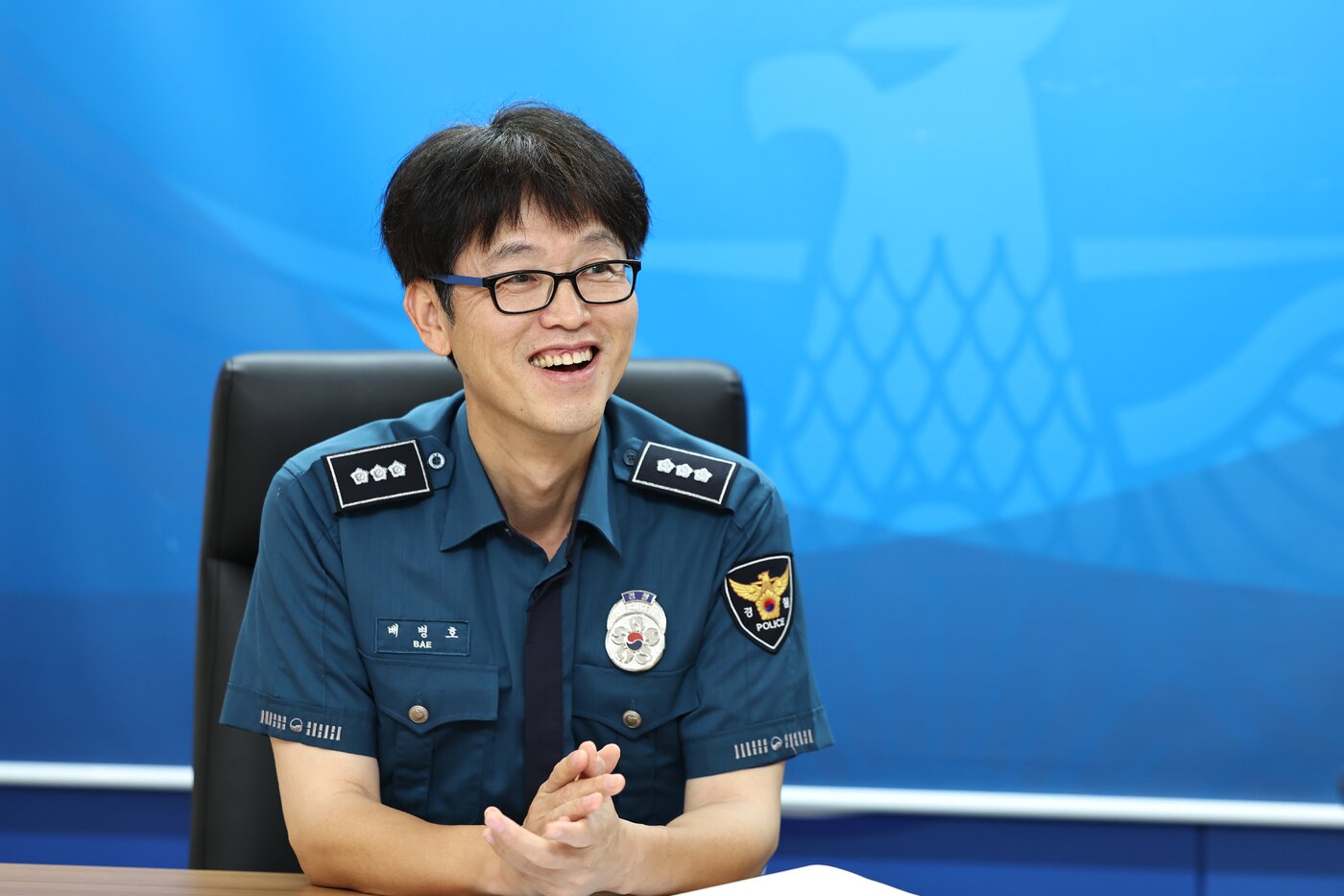 본문 이미지 - 배병호 종로경찰서 경비과장이 11일 서울 종로경찰서에서 뉴스1과 인터뷰를 하고 있다. ⓒ News1 민경석 기자