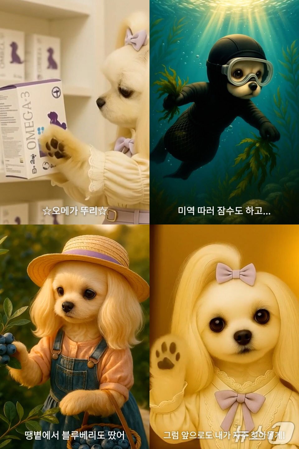 본문 이미지 - 뜨아 AI 캐릭터 모음&#40;한국반려동물영양연구소 제공&#41; ⓒ 뉴스1