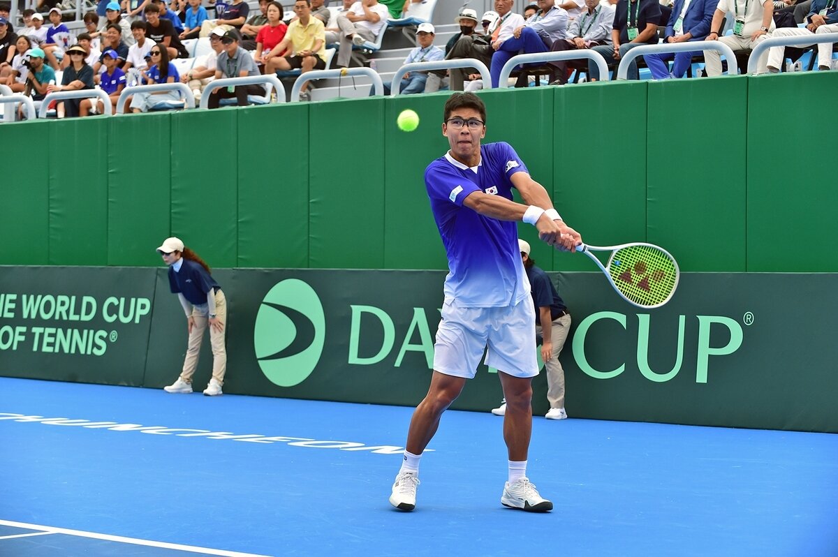 본문 이미지 - 정현. &#40;대한테니스협회 제공&#41;